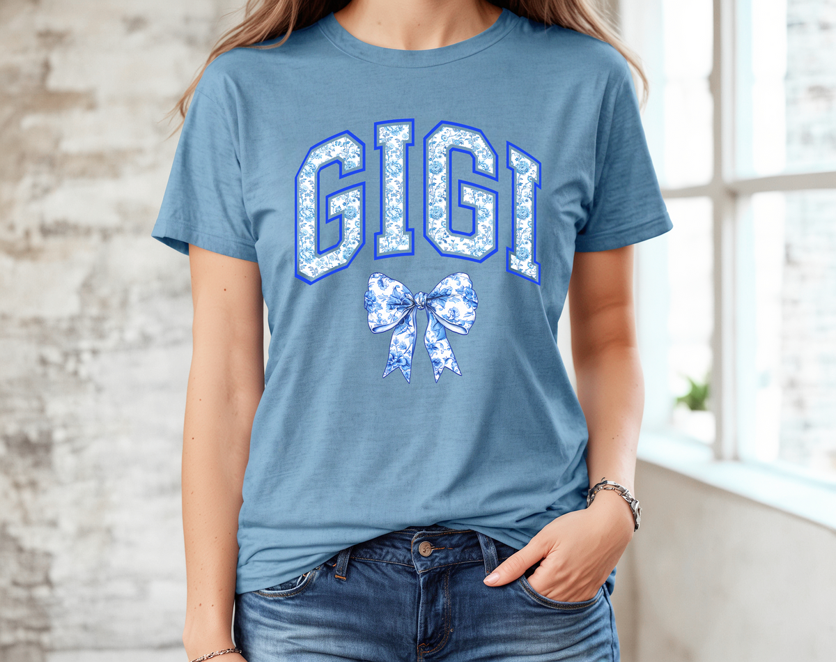 Blue Gigi with Bow