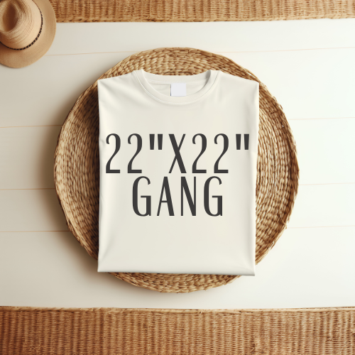 22” x 22” Gang Sheet Auto Generate Builder