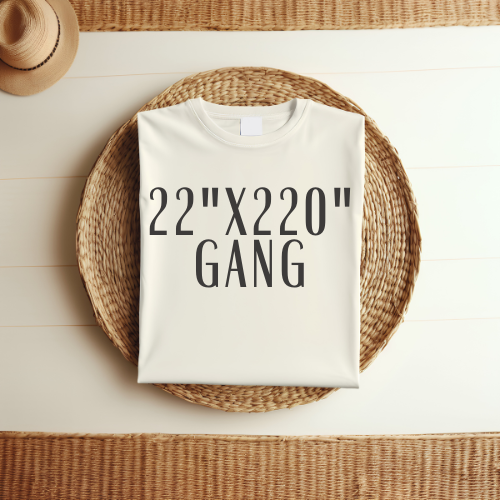 22" x 220" Build Your Own Gang Sheet