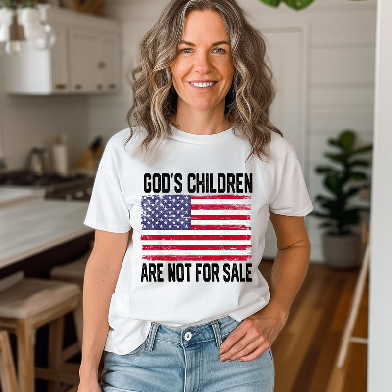 God's Children Are Not For Sale Flag