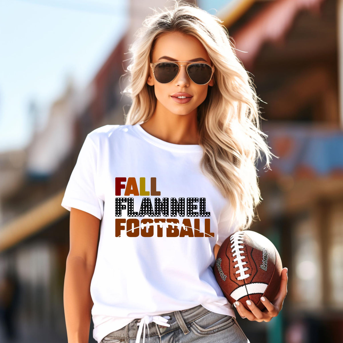 Fall Flannel Football