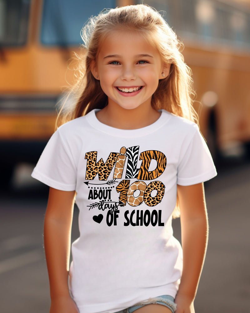 Wild About 100 Days Of School (Animal Print)