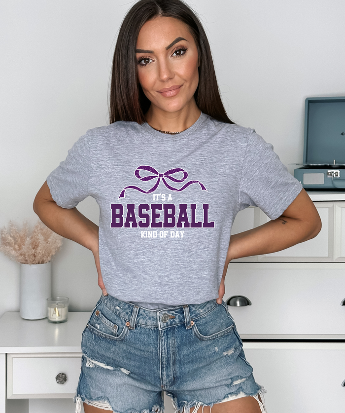 It's A Baseball Kind of Day Purple