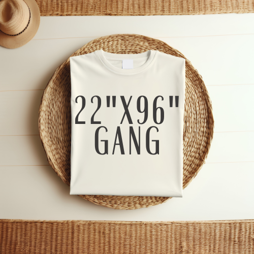 22" x 96" Build Your Own Gang Sheet