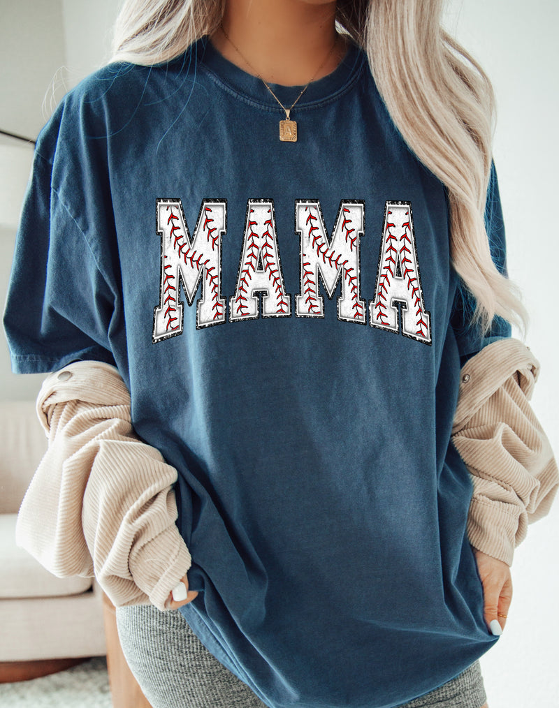 Baseball Mama - Stitching