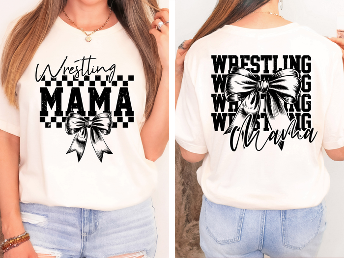 Wresting Mama with Bow