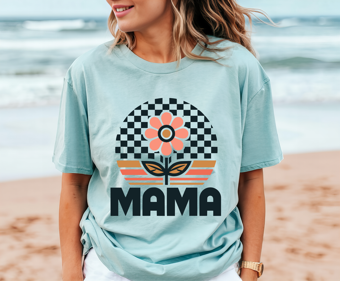 Retro Flower Mama