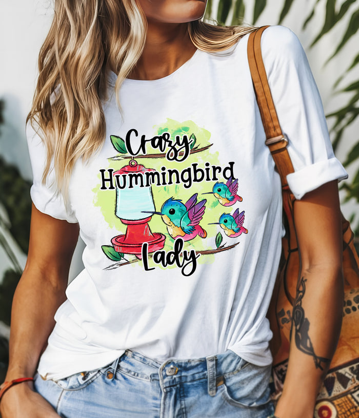 Crazy Hummingbird Lady