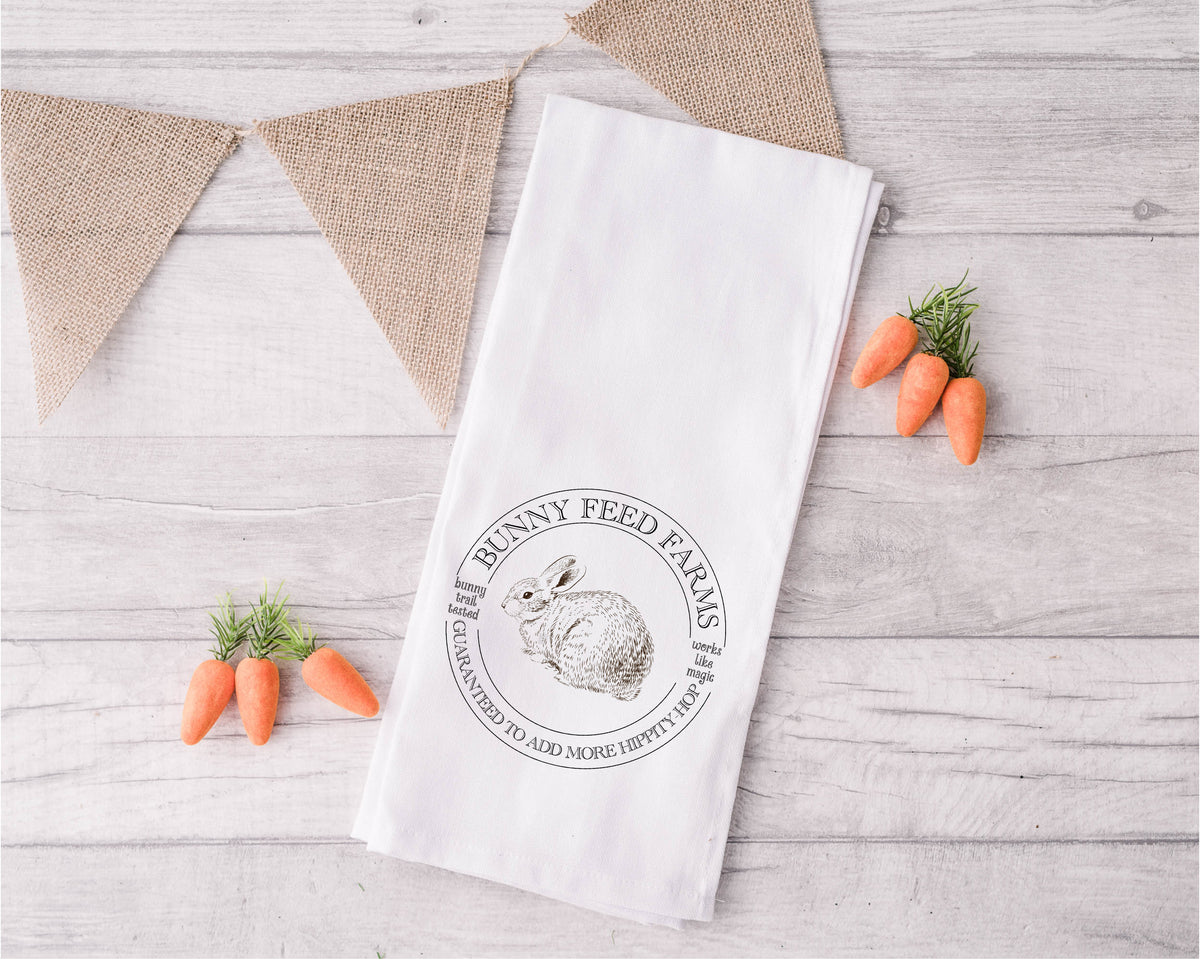 Bunny Feed Farms Tea Towel