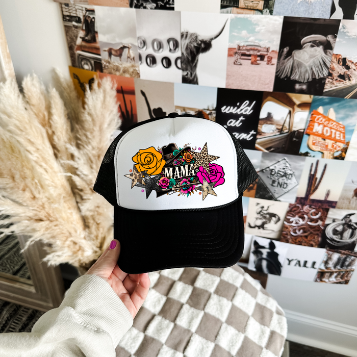 Mama & Roses - Trucker Hat Print